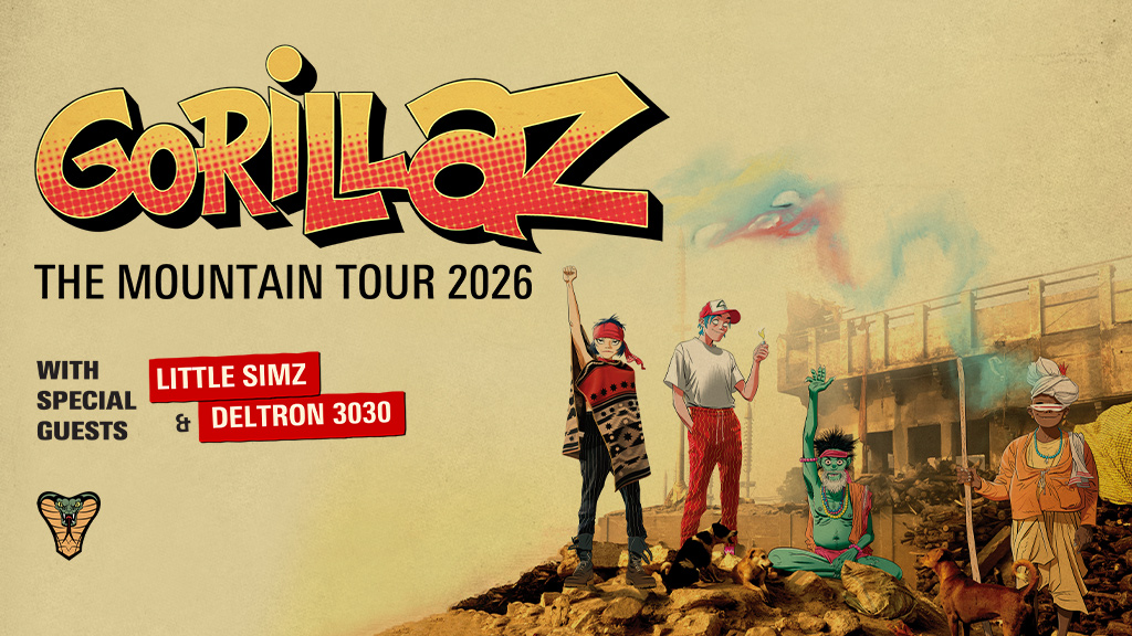 Gorillaz: The Mountain Tour artwork